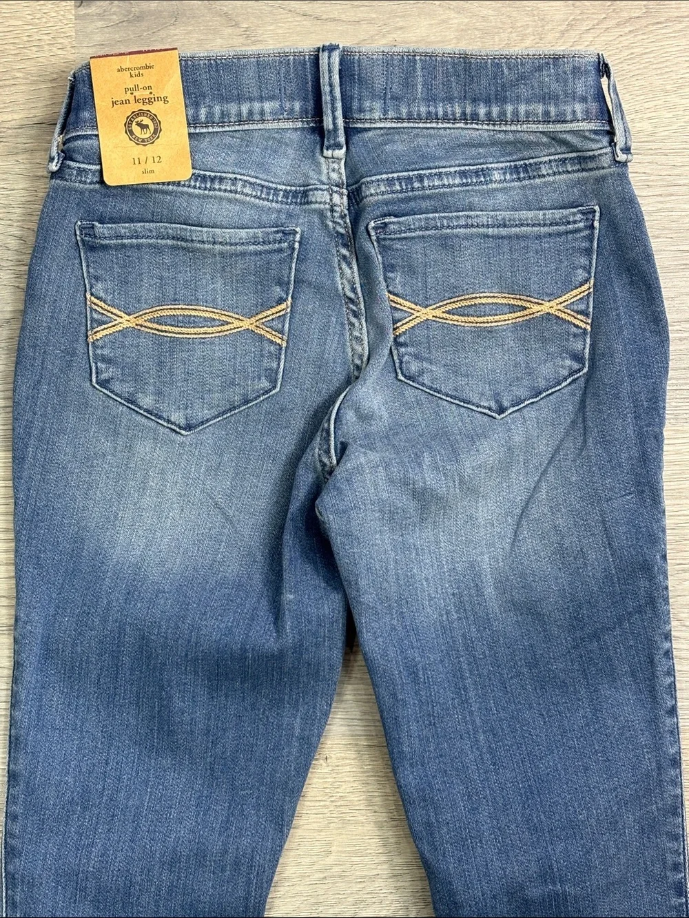 Abercrombie Kids Pull-on Jean Leggings -‎ size 11/12 Slim NWT